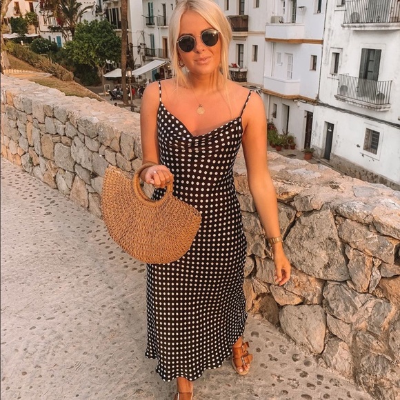 Last🔥Zara polka dot slip dress, bloggers favorite - Picture 7 of 10